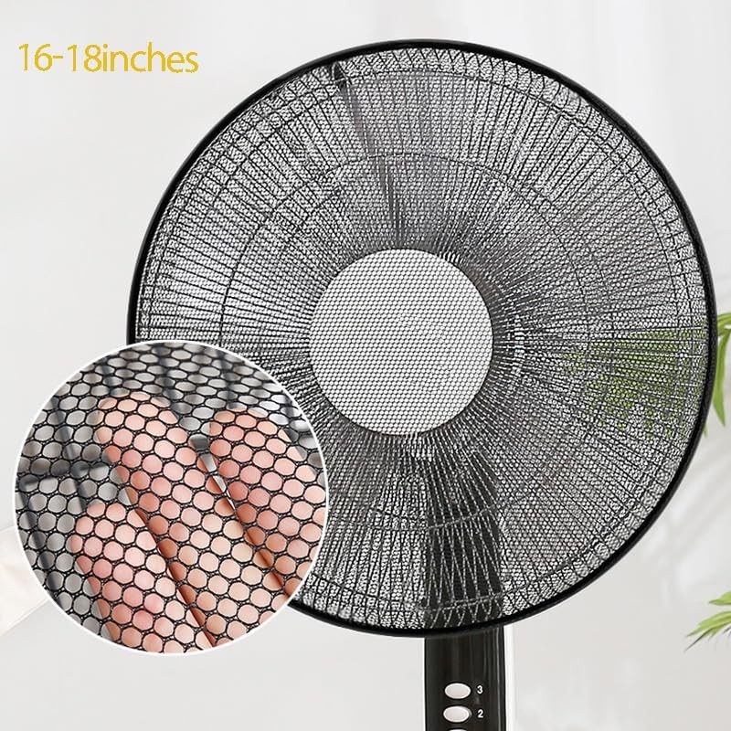 Asekonc 2 Pack Round Electric Fan Guard Dust Cover，Damp-Proof Cover