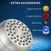 Nuodan High Pressure Shower Head - Powerful Bathroom Pressure Boosting