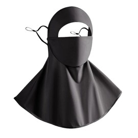 Face Covering,Anti-UV Sun Face Cover - Adjustable Ear Straps Cooling Washable with Drinking Hole Neck Guard for Golf Fishing Farming Cycling Gardening Field Work Running