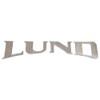 Lund Boat Raised Emblem Logo Decal Sticker