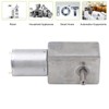 DC Geared Motor Double Shaft Rotation Direction Adjustable Square Turbine