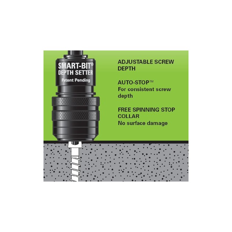 Smart-Bit Screw Depth Setting Tool