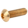 50Pcs Round Hex Socket Screw Copper Fastener Hardware Tools Industrial