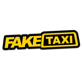 Fake Taxi Sticker Decal Funny Car Bumper Stickers Van Camper Bumper Decal
