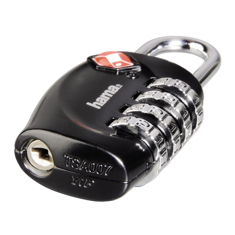 Hama TSA Luggage Combination Lock - Black