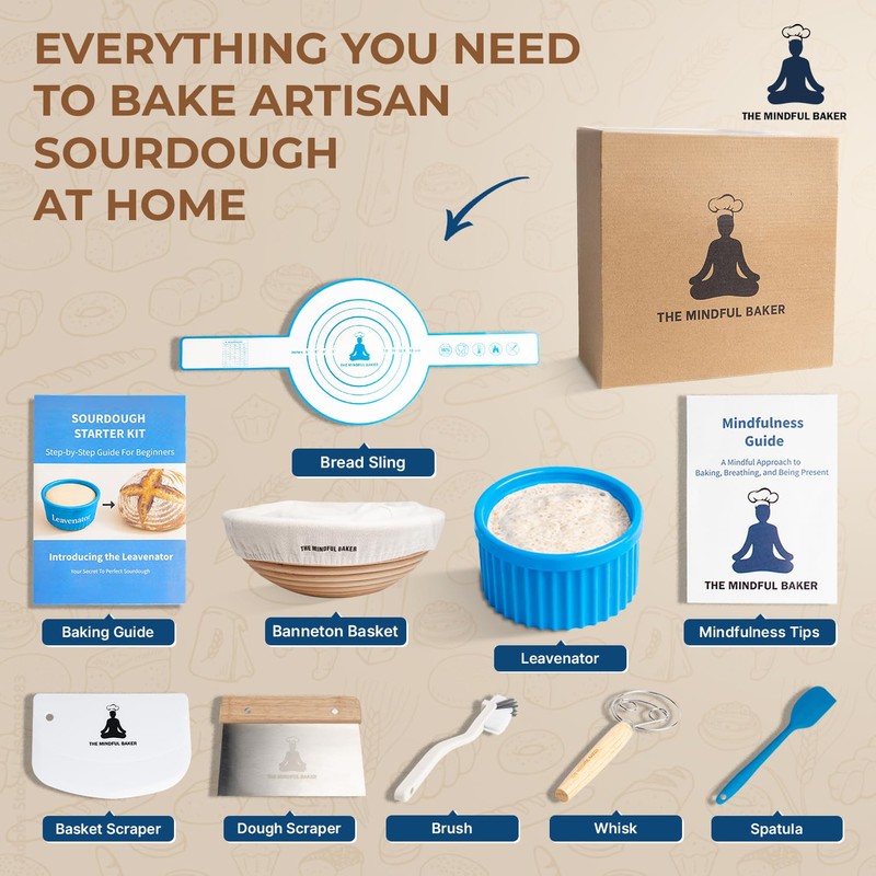 The Mindful Baker Sourdough Starter Kit | Exclusive Leavenator &