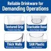 Carlisle 522007 Stackable Shatter-Resistant Plastic Tumbler, 20 oz., Clear (Pack
