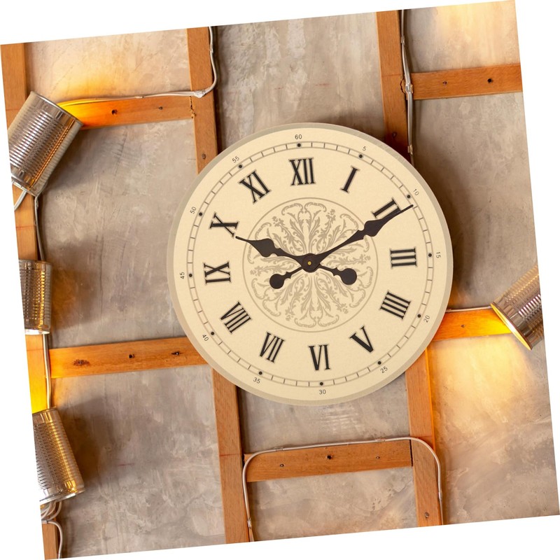 LALAFINA DIY Clock Dial Replacement Part Round Aluminum Dial for