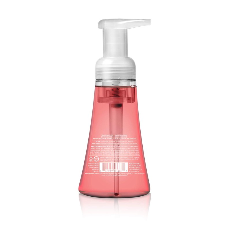 Method Foaming Hand Soap, Pink Grapefruit, 10 Fl Oz, Biodegradable