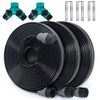 Apgooface Sprinkler Hose with Holes 75 Ft (25 ft 3pack),