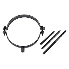 Fumio 501041 Ofenrohrhalter Stove Pipe Holder, Black, 120 mm