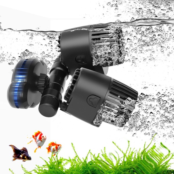 AQQA Aquarium Wave Maker - 4277GPH Fish Tank Wavemaker Magnetic