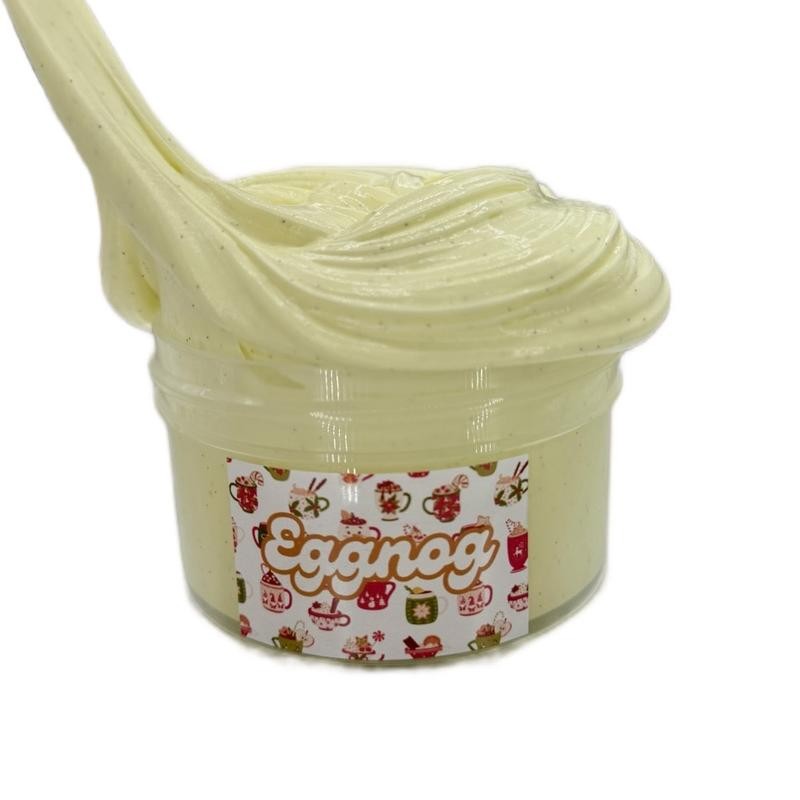 Yellow Eggnog Thick and Glossy slay Slime