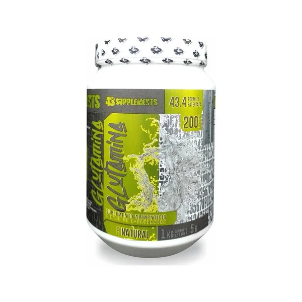 Glutamina En Polvo Sin Sabor 1 Kg 43 Supplements