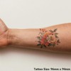 Large 'Variety of Flowers ' Temporary Tattoo (TO00073031)