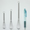 Nagao Tsubamesanjo Whisk, Mini Set of 3, 18-8 Stainless Steel,