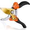 Garden Shears, Sharp Japanese SK5 Steel Blade Effortlessly Prunes 1/4"