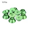 MECCANIXITY M6 Cone Cup Washers,Anodized Aluminum Gaskets Cup Head Washer