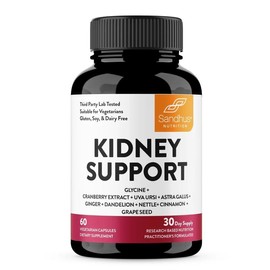 Sandhu's 【Sandhus】Kidney Cleanse Detox Support Supplement, Cranberry, Grape Seed, Uva Ursi Extract to Support Kidneys, Bladder & Urinary Tract Healthcare - Specification: 1 Pack