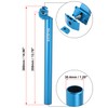 X AUTOHAUX Bicycle Seat Post Aluminium Alloy Adjustable with Clamp