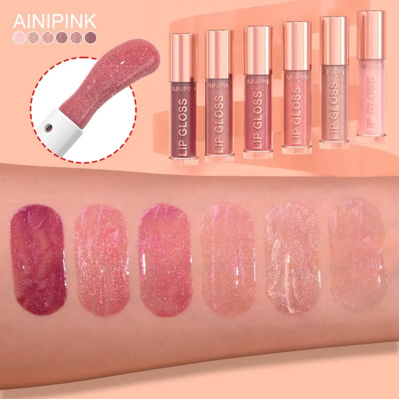 Set De Brillos Labiales Hidratantes Ainipink Perlados
