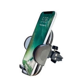 Fugetek Soporte de ventilación para teléfono, Base Ajustable, liberación rápida, Placas de Clip de Metal duraderas, rotación 360, Compatible con...   