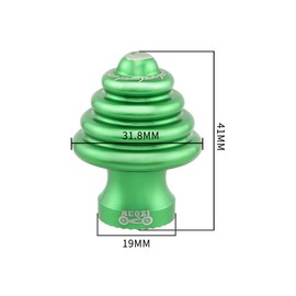 HOUSON 2pcs M5 Quick Release Hub Nuts for Bicycles, Machined Aluminum Alloy, Corrosion-Resistant and Lightweight - Compatible with Mountain Bikes, Road Bikes, and Folding Bikes