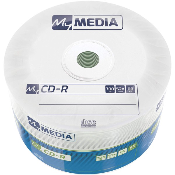 MyMedia CD-R - 700MB with 52x Burning Speed, wrap of