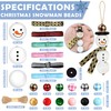 307 Pieces Christmas Snowman Wooden Beads Craft Project for Kids