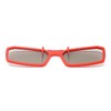 Ultra 1 Pair of Red 3D Clip On Glasses Passive
