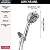 Delta Faucet ProClean Chrome Shower Head with Handheld, Showerhead with