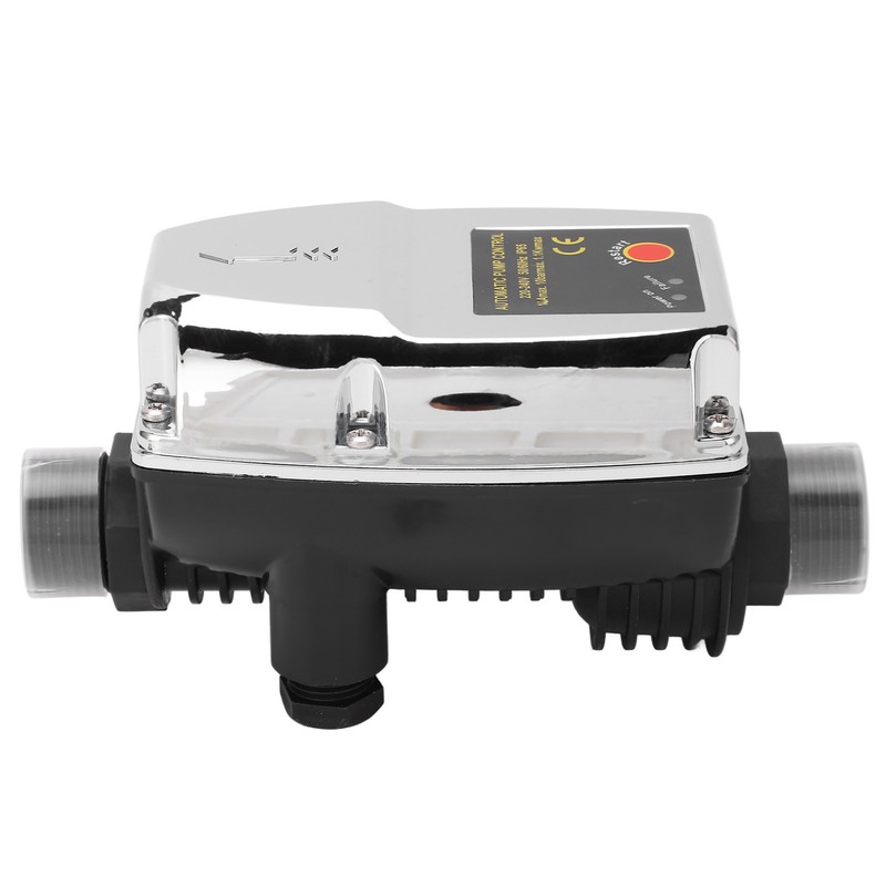 Water Pump Controller Silver Waterproof ABS Housing Intelligent Automatic 10A