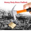 Brass Lock, keylock, Storage cabinetlock, Solid Brass Padlock, keylock, shed