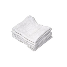 R&R Value R&R Value A61210 Wash Cloth 1.00 lb, 100% Cotton, 12" x 12", White, Pack of 12