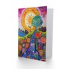 Artery8 Bright Colourful Hippy Artwork Flowers Sun Trees Greeting Birthday
