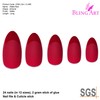 Bling Stilett False Nail Acrylic Matte Medium Tips UK