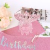 Araluky Pink Happy 18th Birthday Decorations for Girls, 18th Brthday