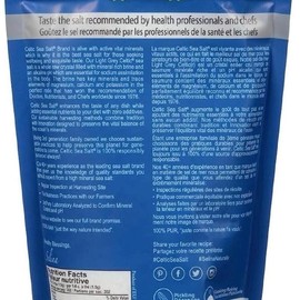 Naturally Celtic Salt Light Grey Coarse 8 Ounce Bag Vital Mineral Blend