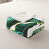 Palm Leaf Fuzzy Blanket Tropical Leaves Sherpa Blanket for Sofa