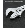 QWORK® 3 in 1 Adjustable Soft Grip Wrench Wrench with