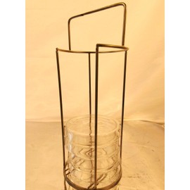 Stainless Steel Carrying Rack for 100 mm Lab Petri Dish, Autoclavable Carrier (10 Dishes)