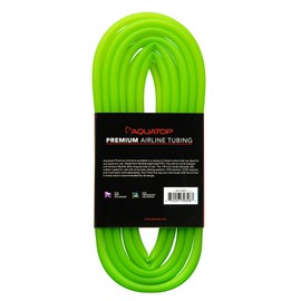 Aquatop Neon Green Color Premium Airline Tubing, 13 feet (4-Meter), 1/8" Inside Diameter, AT-4NG