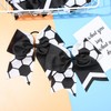 16PCS Soccer Bows for Girls 8'' Large Cheer Hair Bows