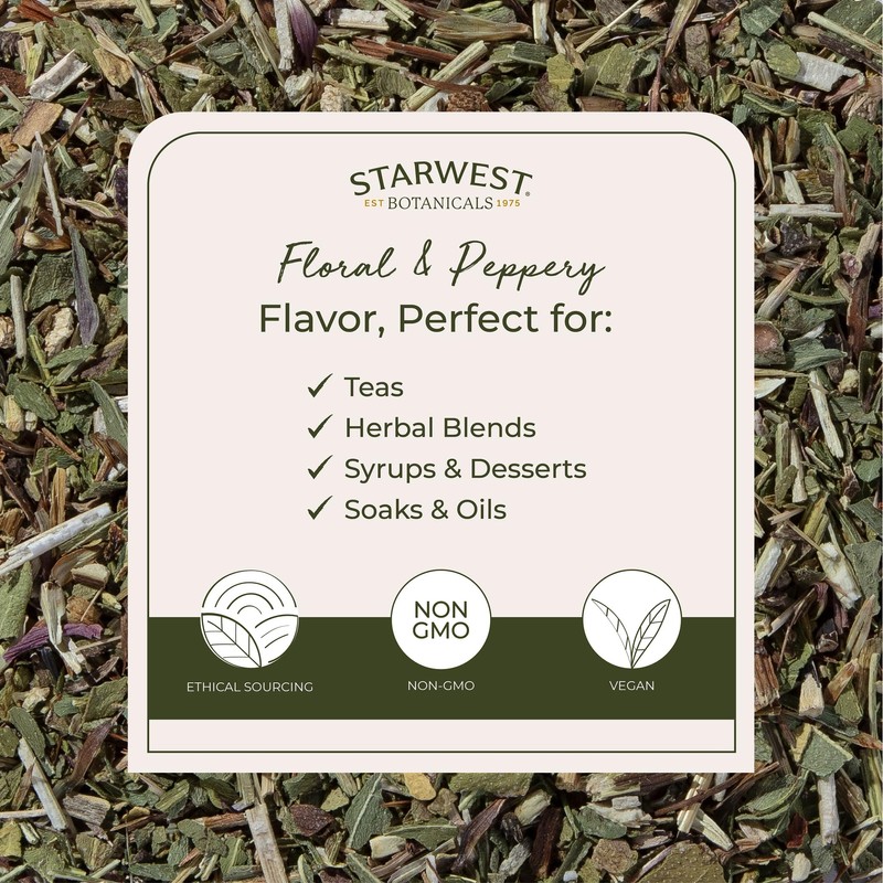 Starwest Botanicals Dried Echinacea Angustifolia Organic - Loose Leaf Herb
