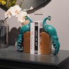 Heavy Duty Bookends Home Decor - Set of 2 Resin
