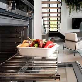 Anakel Home Extendable Stainless Steel Oven Rack, Universal Oven Tray | 32 x 37 cm up to 65 cm, Screws Included