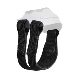 Velpeau CMC Thumb Brace Replacement Straps（2 pcs）, Insert Palm-side Strap from Outside, Fits Left & Right Hands for Women and Men, Reversible (Black, Regular Version, Large)