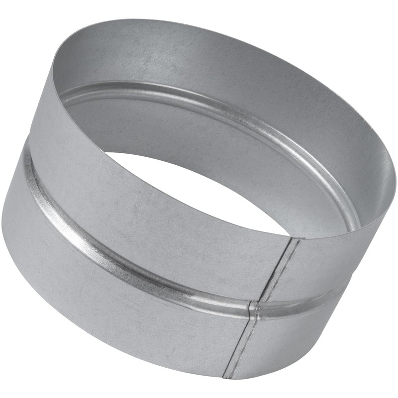 Vent Systems 6'' Inch Galvanized Steel Duct Connector - Round