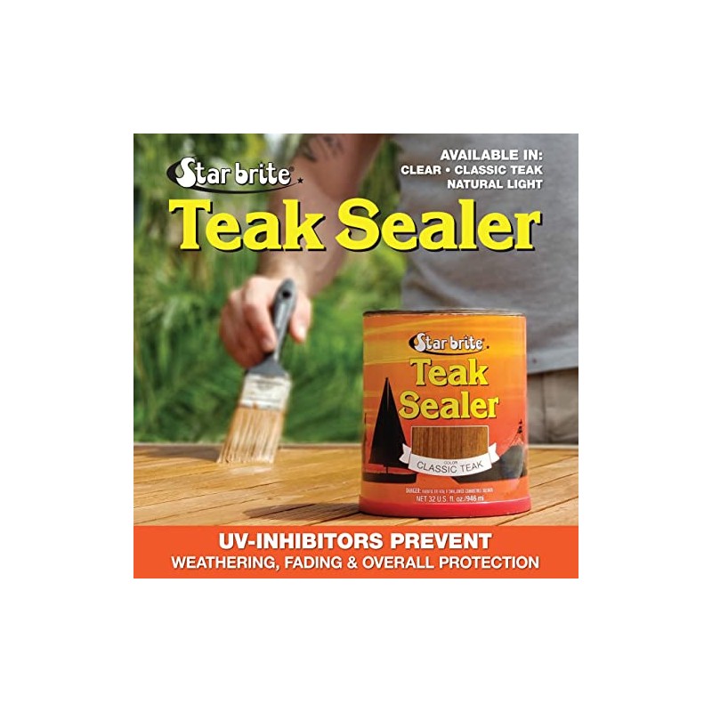 STAR BRITE Teak Sealer - No Drip, No Splash Formula