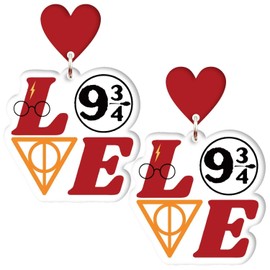 Earrings, Costume Accessories, Merchandise, Party Favors, Gifts for Women (Love H.P)